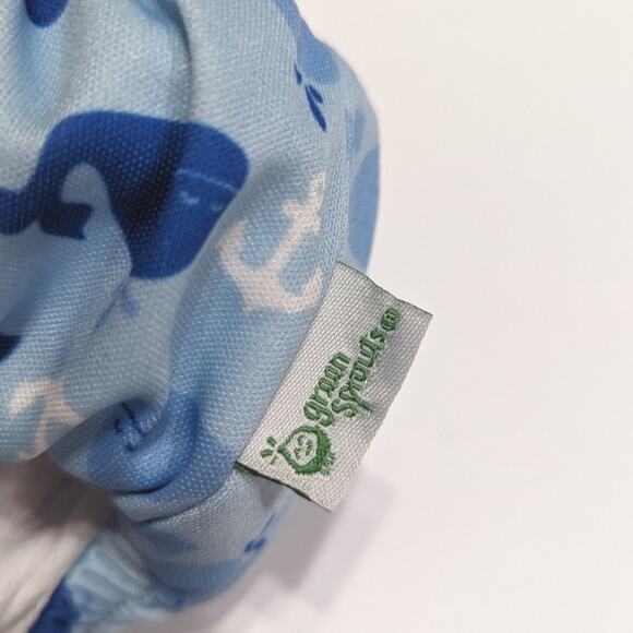 Swim Diapers Swim Baby Green Sprouts Set of 2 Baby Size 12m Blue Whale - Picture 5 of 6
